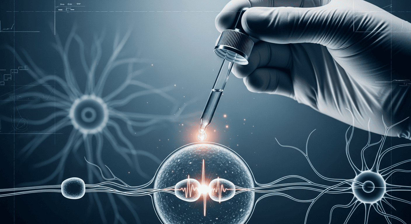 Droplet activating a neural pathway